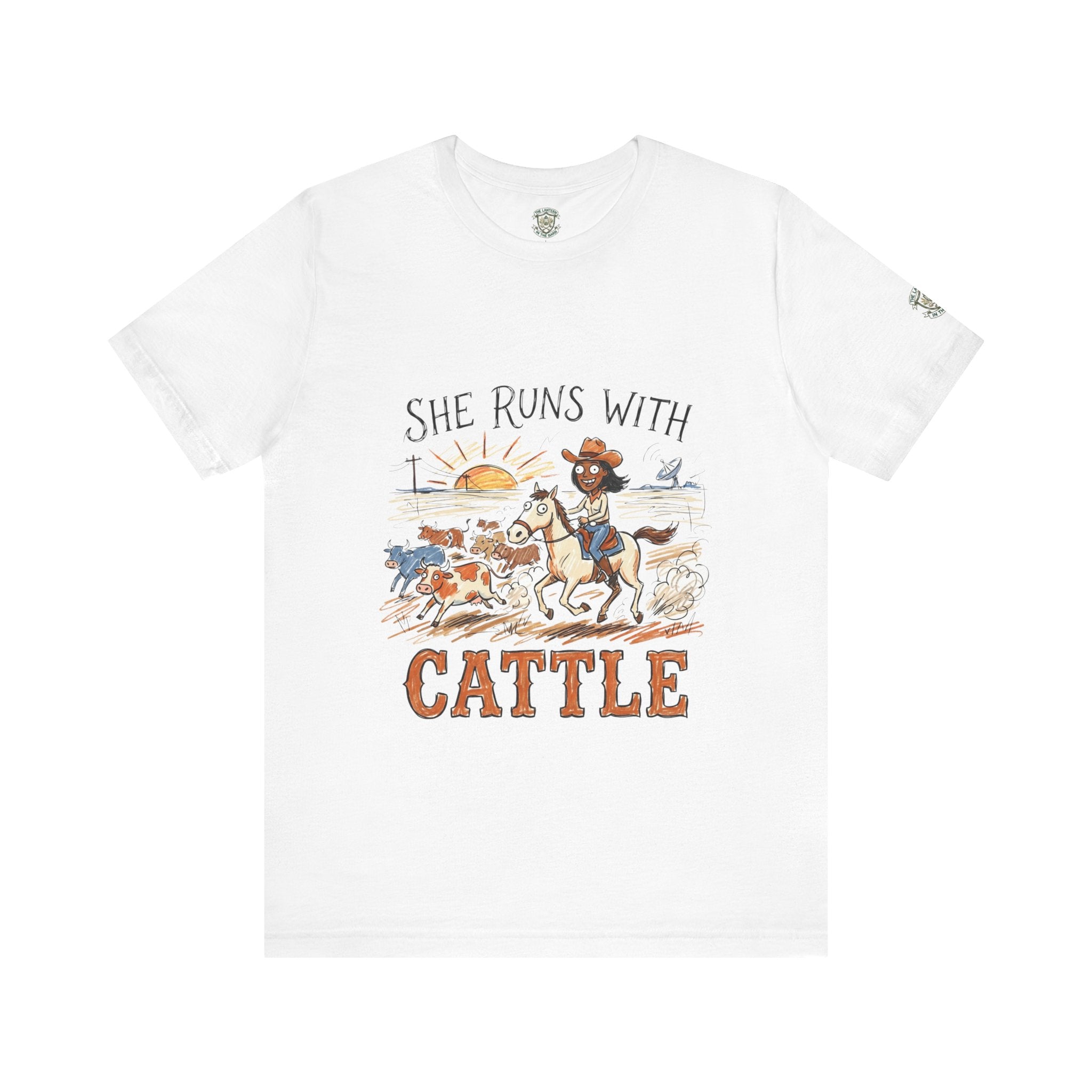 She Runs With Cattle T-Shirt