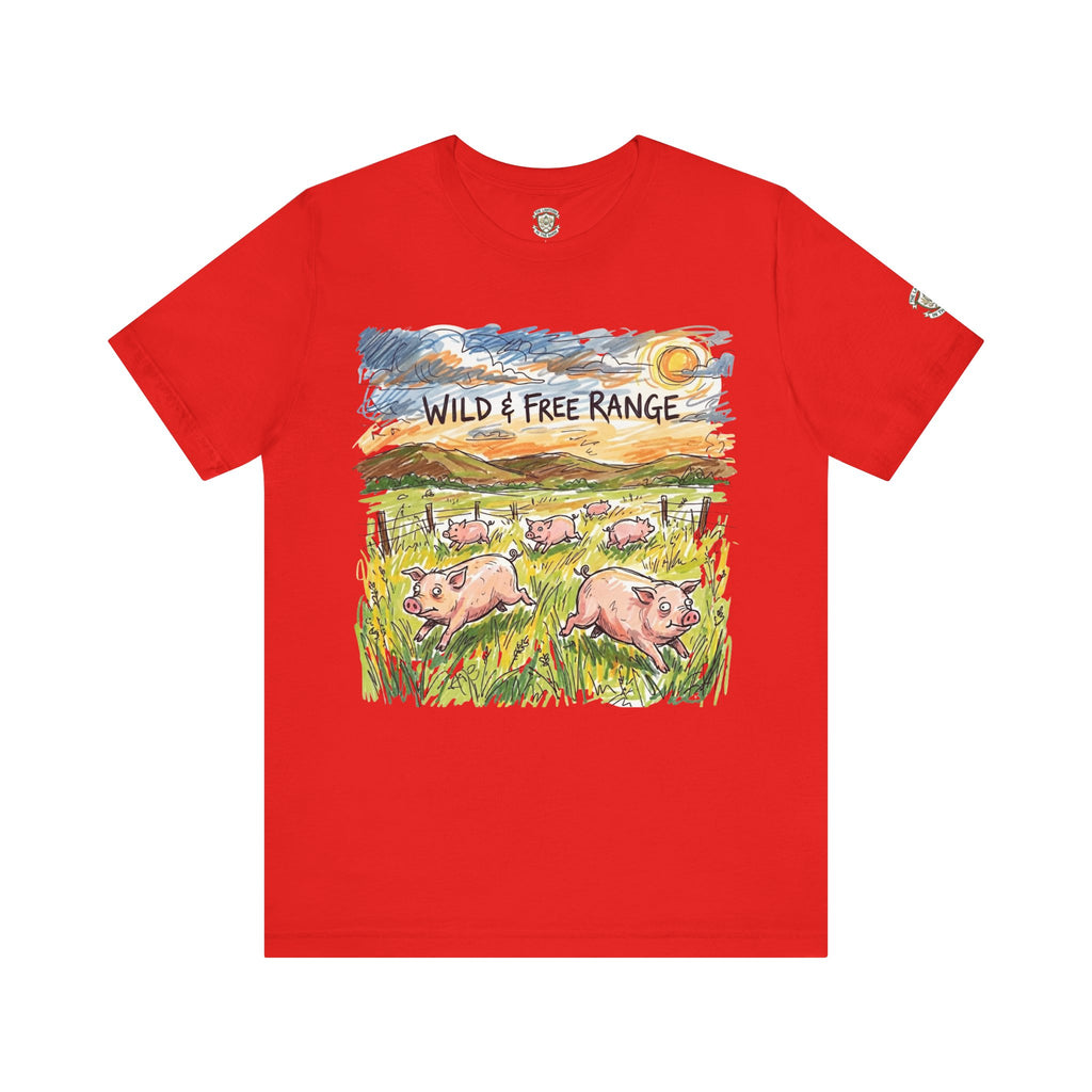 Wild & Free Range Pig T-Shirt
