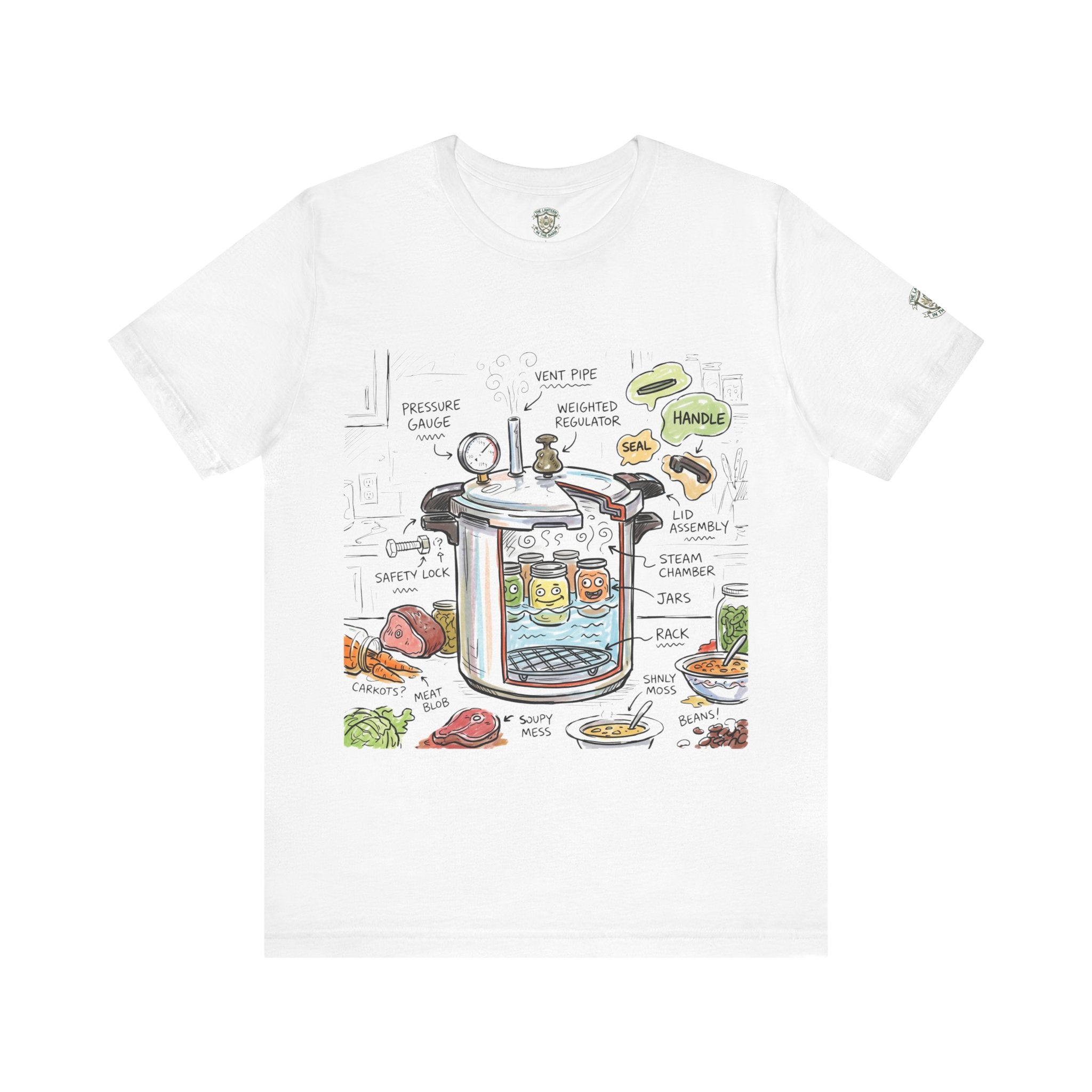 Pressure Cooker Diagram T-Shirt