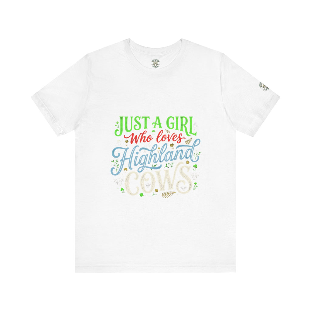 Just A Girl Who Loves Highland Cows T-Shirt