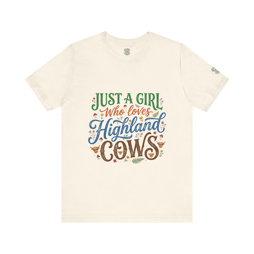 Just A Girl Who Loves Highland Cows T-Shirt