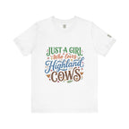 Just A Girl Who Loves Highland Cows T-Shirt