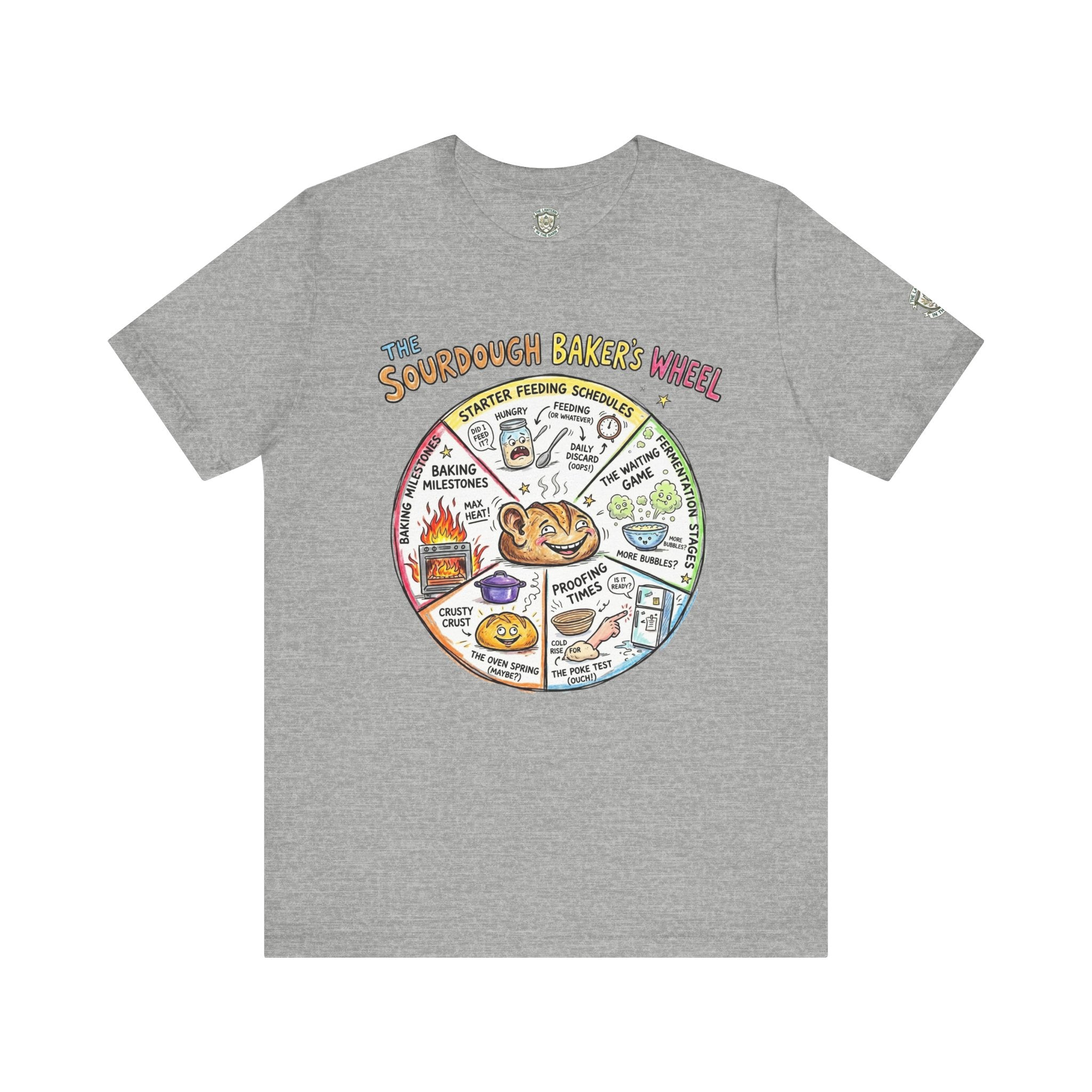 Sourdough Baker's Wheel T-Shirt