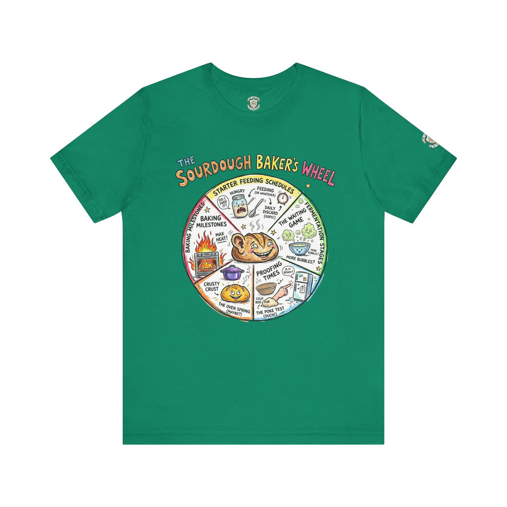 Sourdough Baker's Wheel T-Shirt