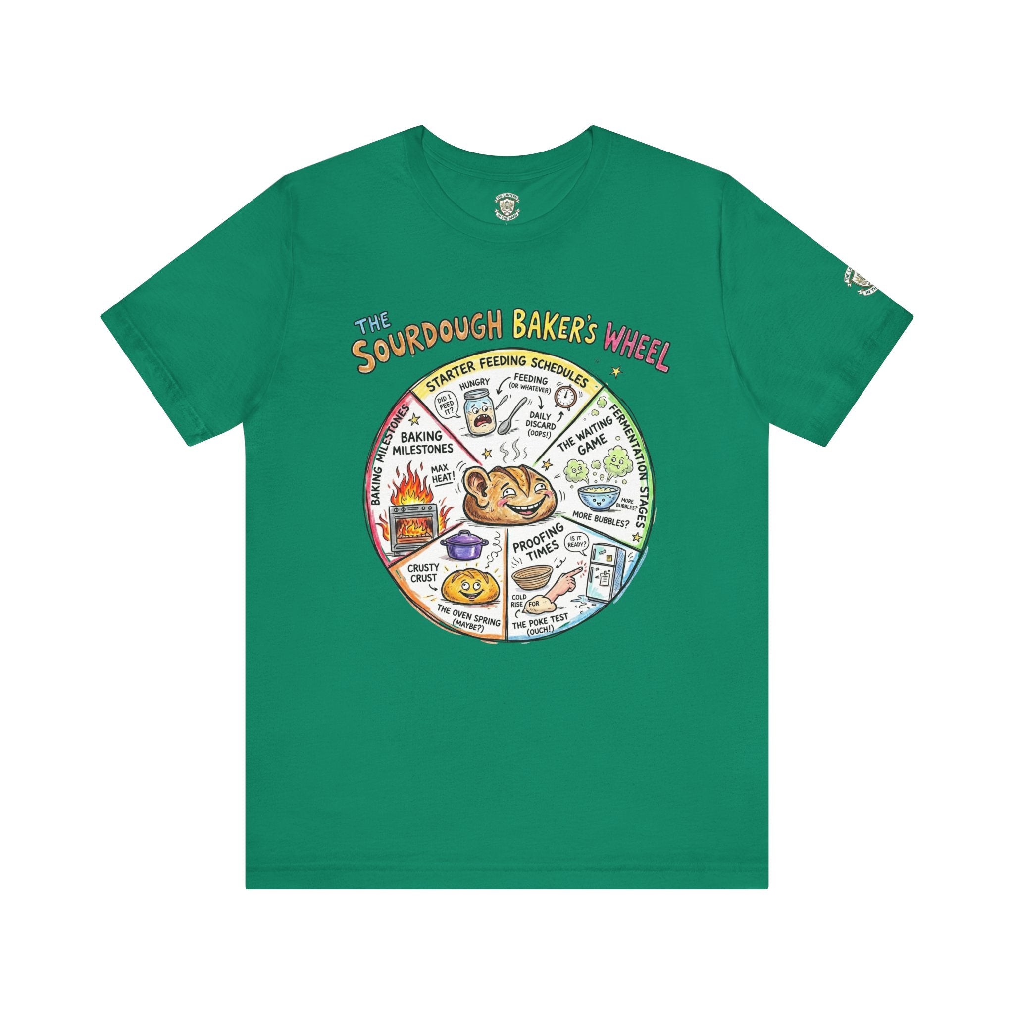 Sourdough Baker's Wheel T-Shirt