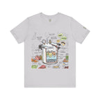 Camiseta con diagrama de olla a presión