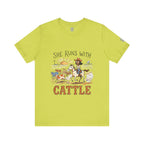 She Runs With Cattle T-Shirt