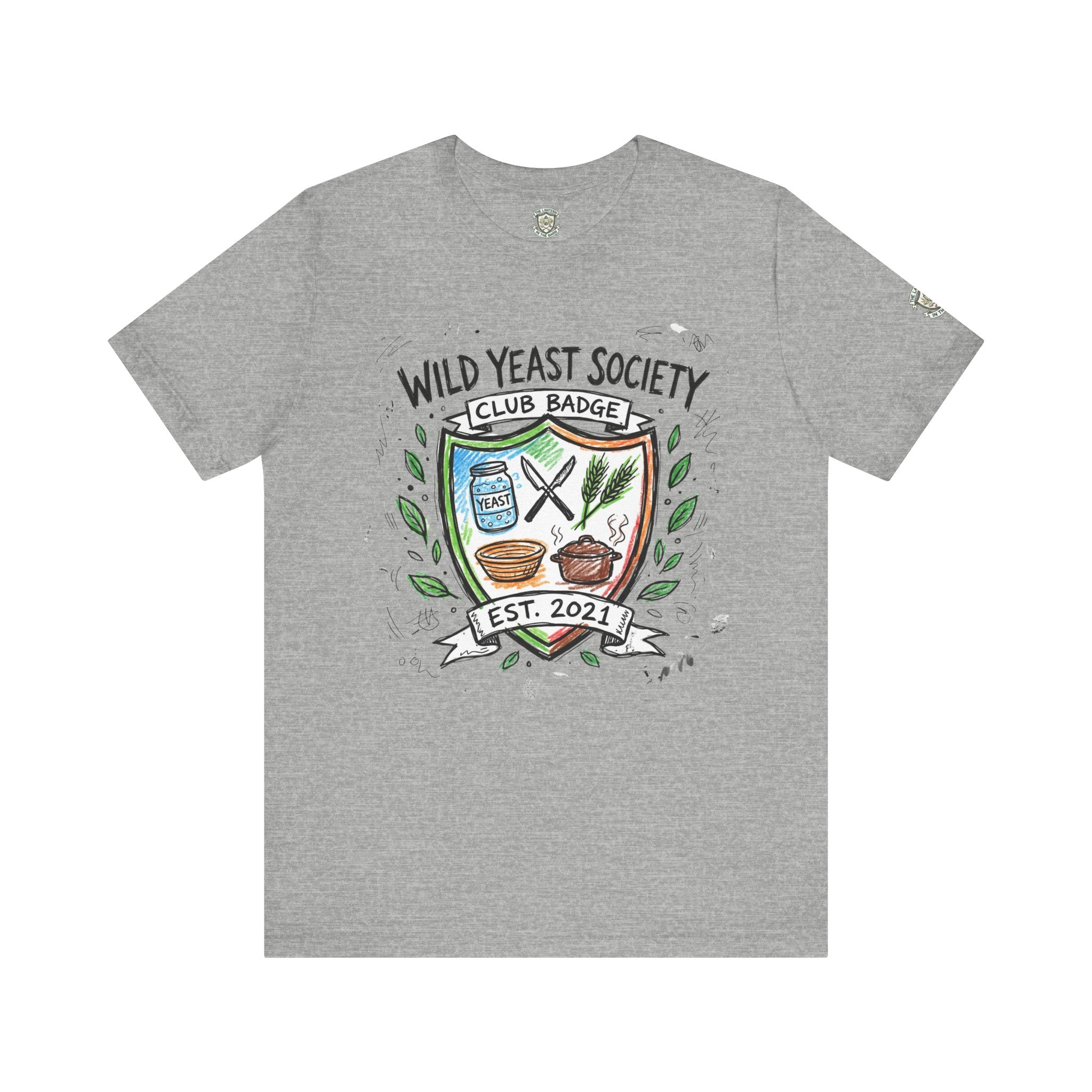 Wild Yeast Society Club Badge T-Shirt
