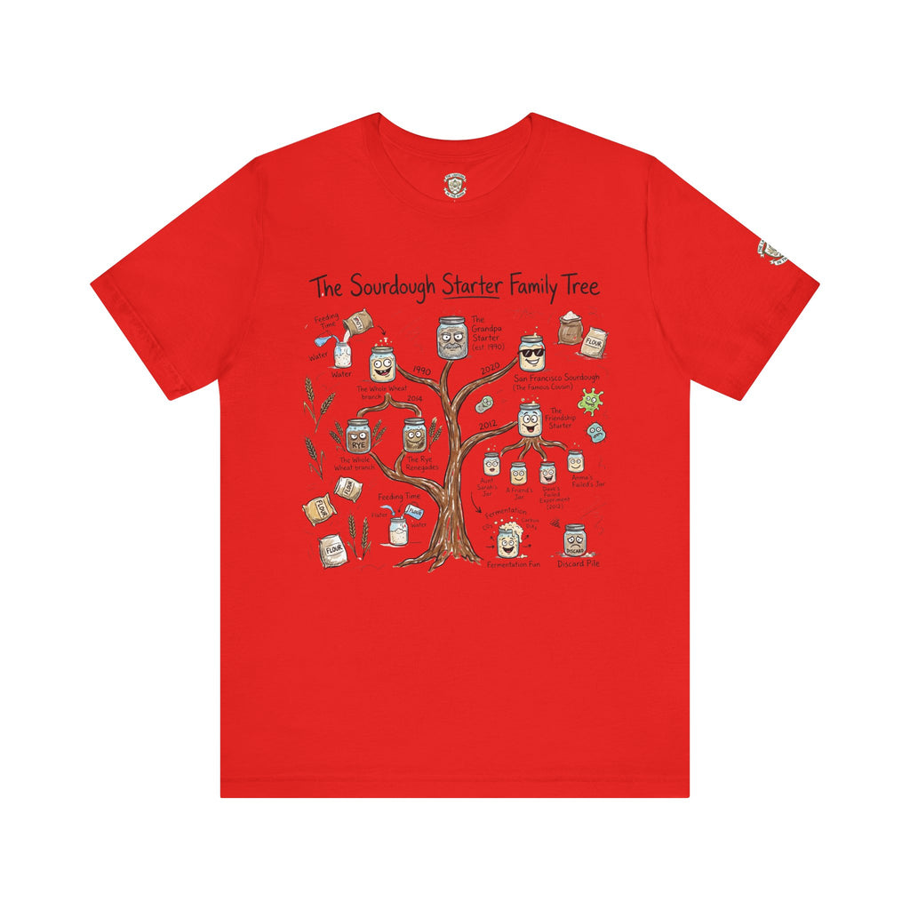 Sourdough Starter Family Tree T‑Shirt