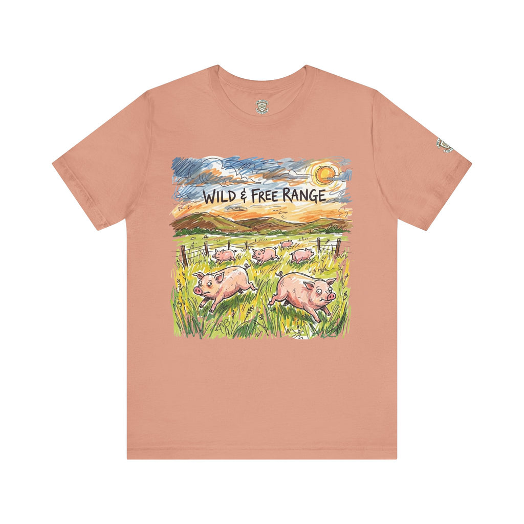 Wild & Free Range Pig T-Shirt