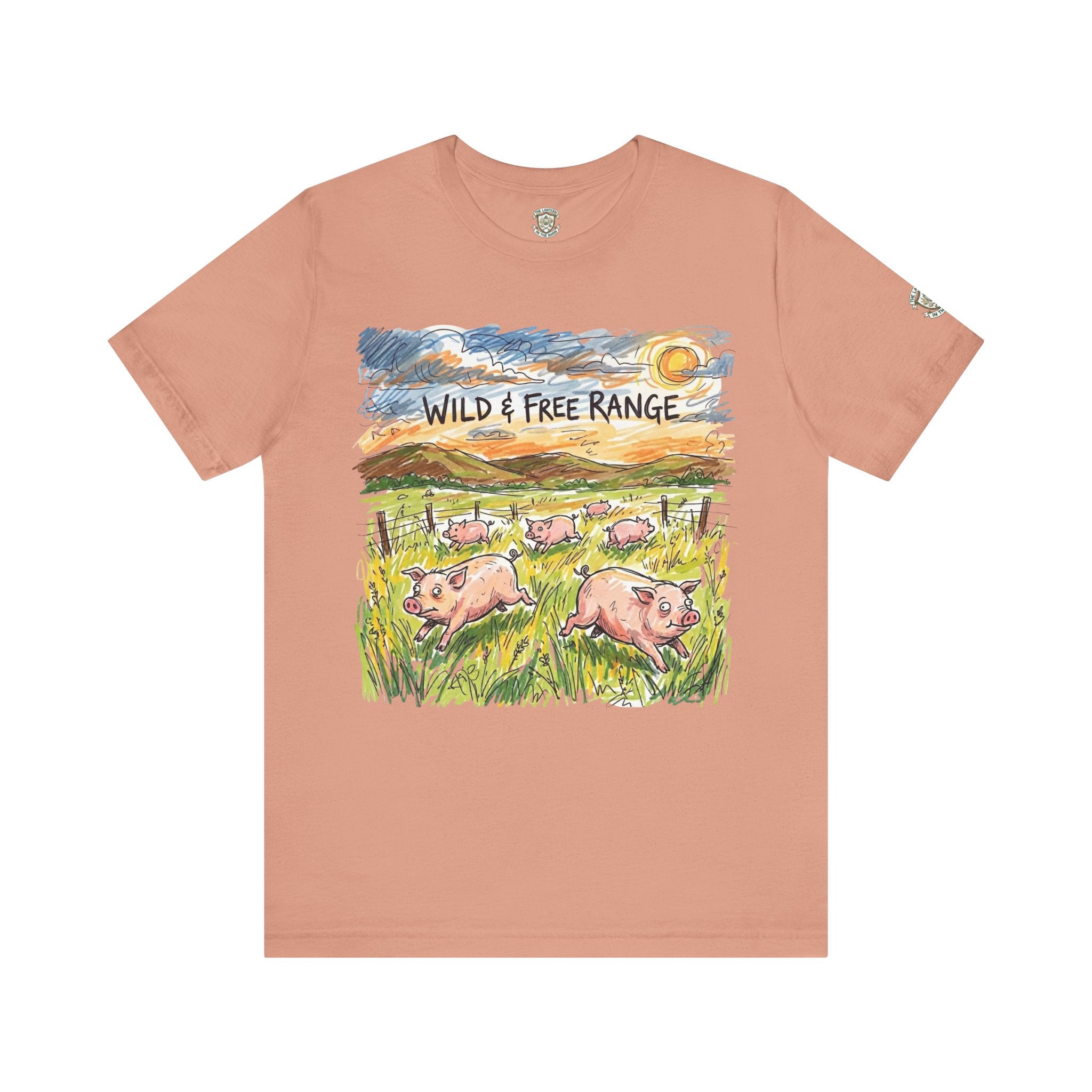 Wild & Free Range Pig T-Shirt