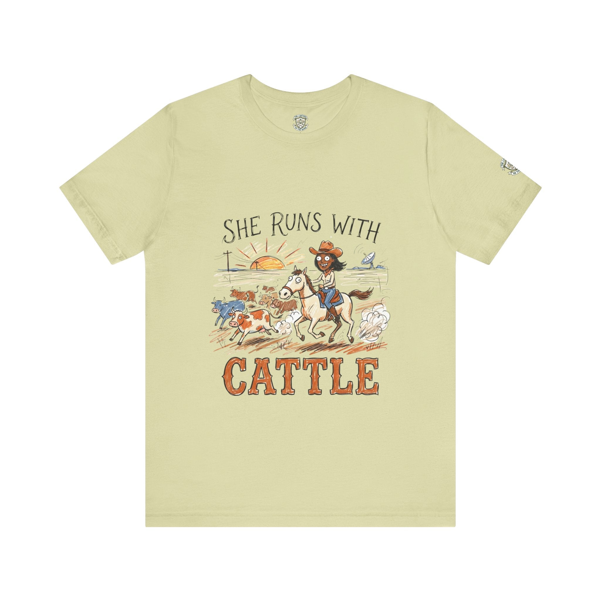 She Runs With Cattle T-Shirt