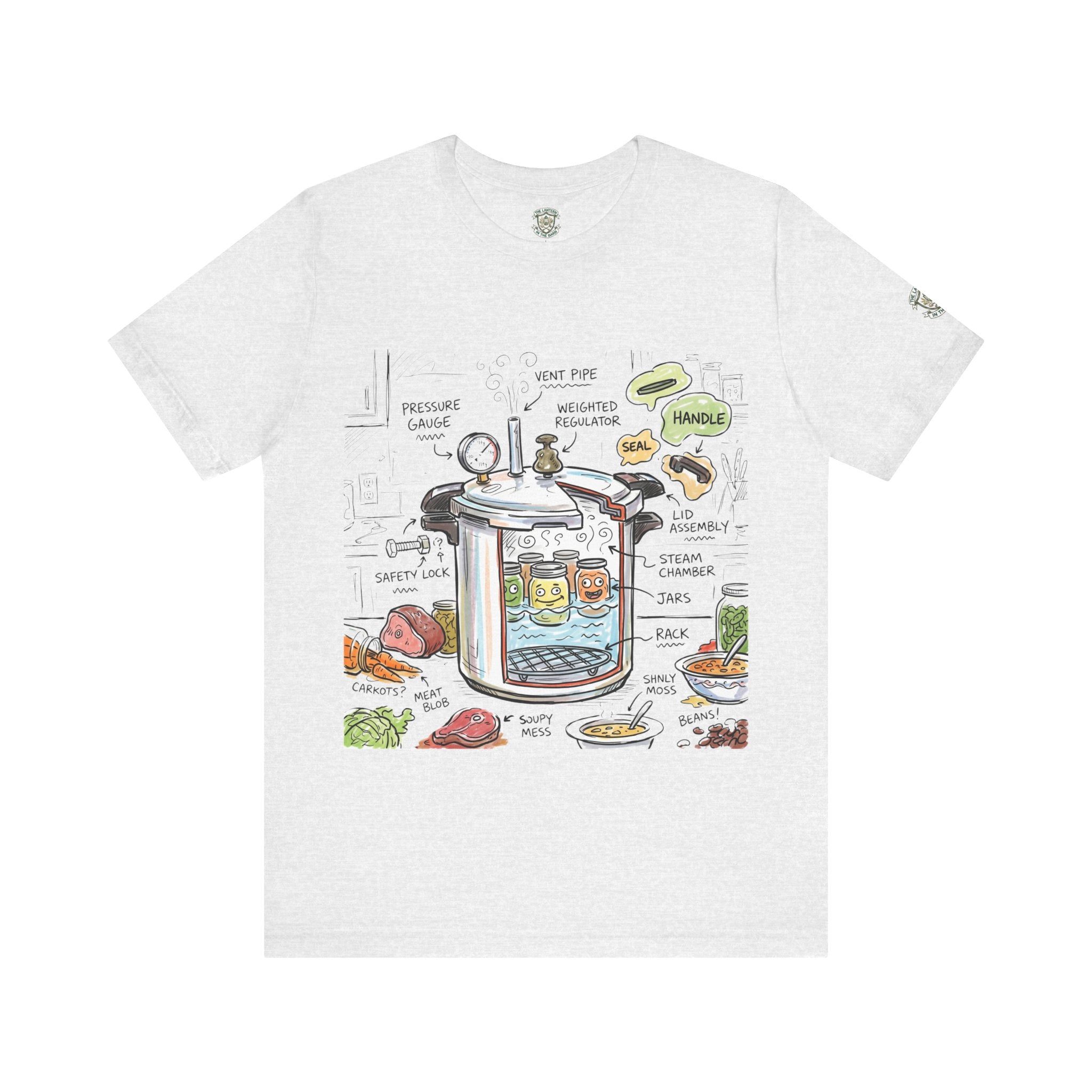 Pressure Cooker Diagram T-Shirt