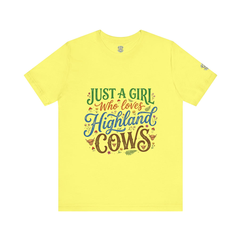 Just A Girl Who Loves Highland Cows T-Shirt