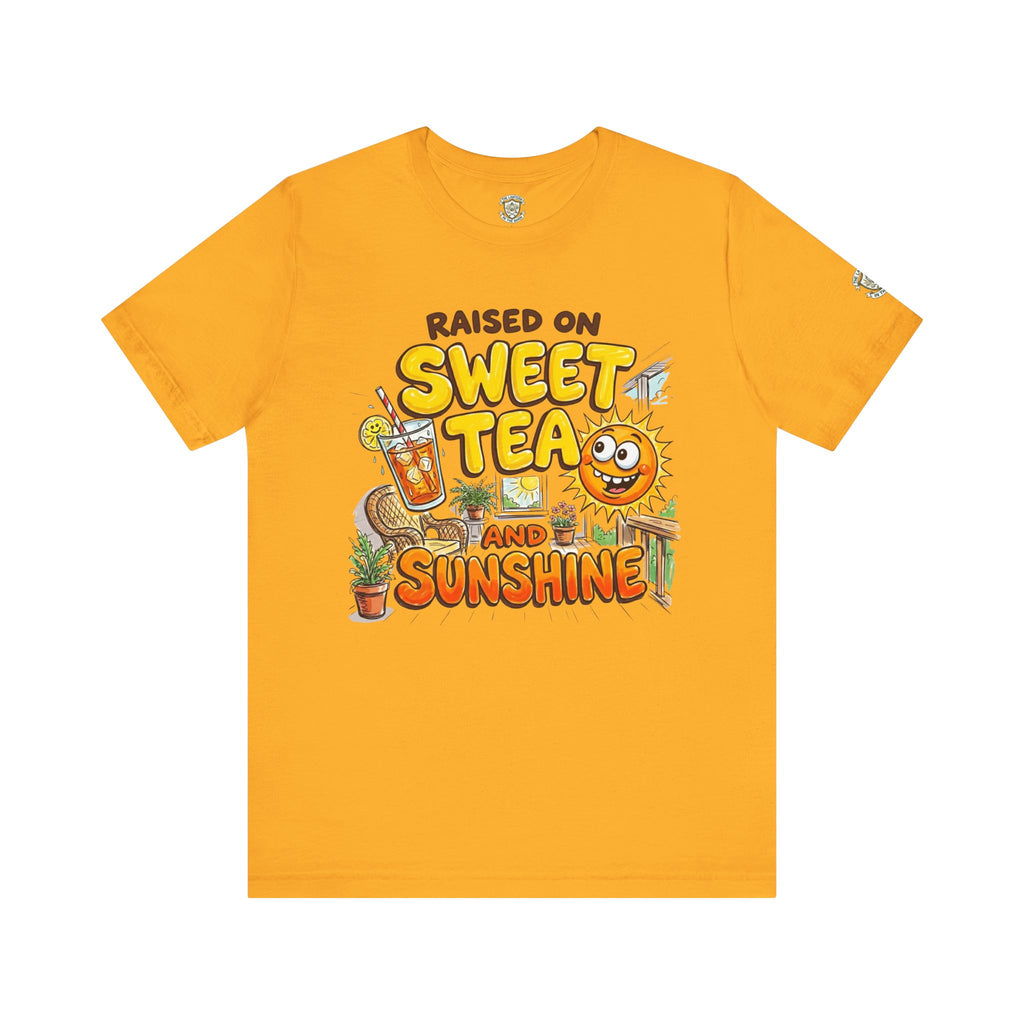 Raised on Sweet Tea and Sunshine T-Shirt — Southern Vibes Summer Tee