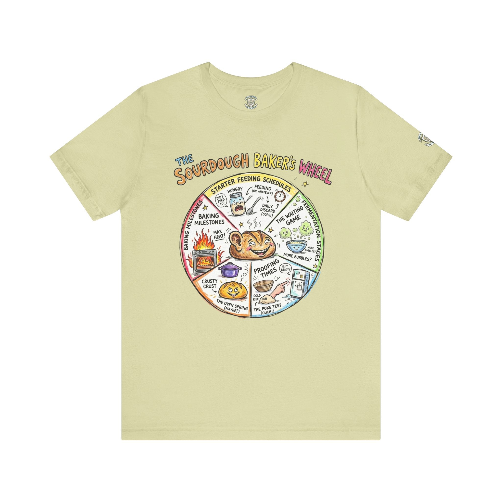 Sourdough Baker's Wheel T-Shirt
