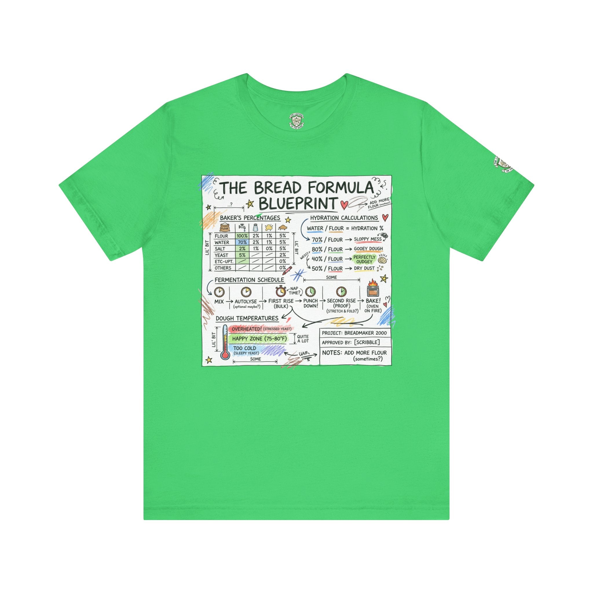 Bread Formula Blueprint T-Shirt
