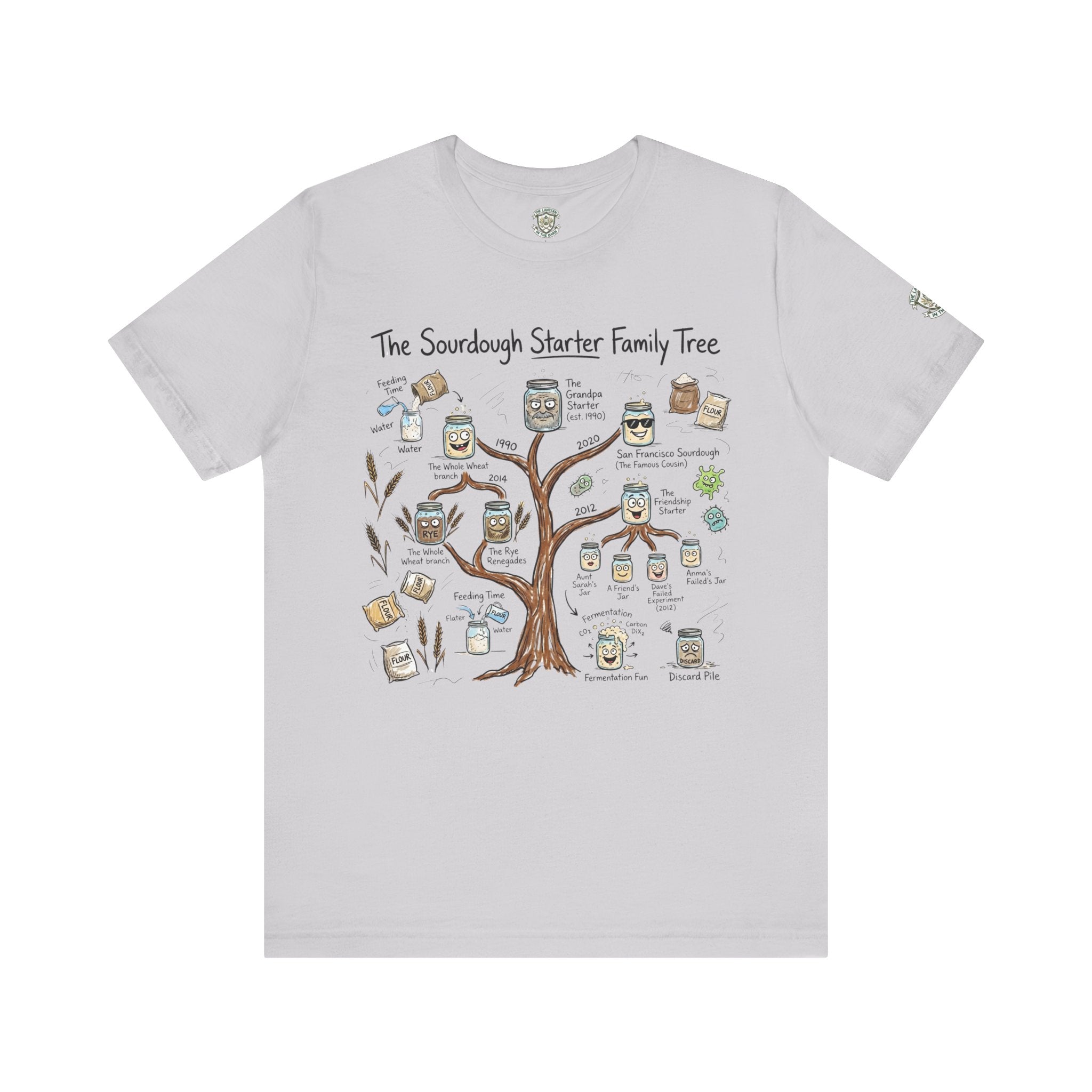 Sourdough Starter Family Tree T‑Shirt