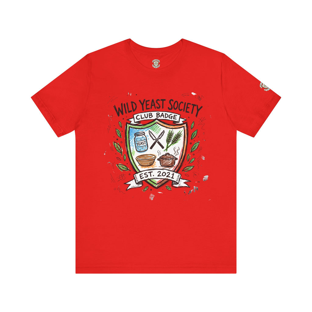 Wild Yeast Society Club Badge T-Shirt