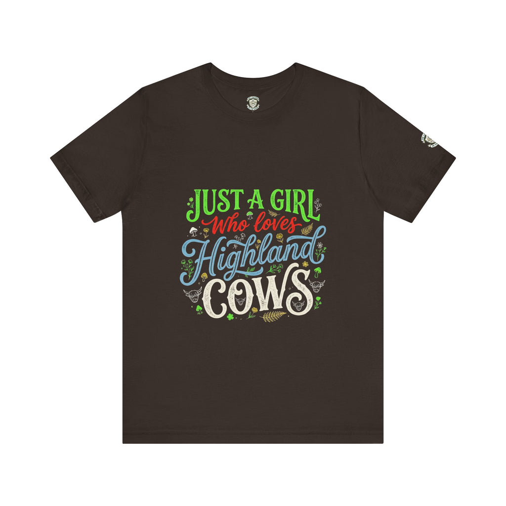Just A Girl Who Loves Highland Cows T-Shirt