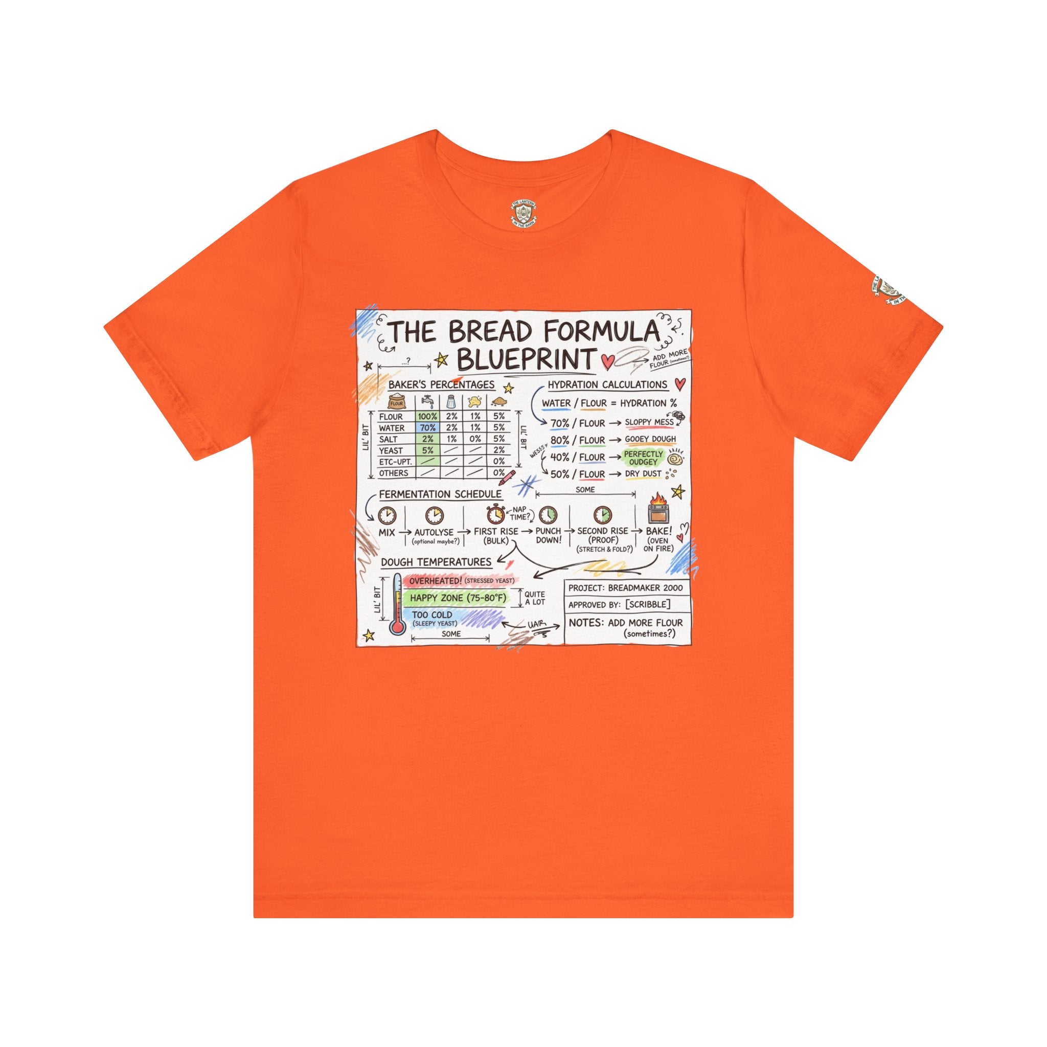 Bread Formula Blueprint T-Shirt