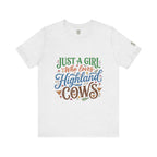 Just A Girl Who Loves Highland Cows T-Shirt