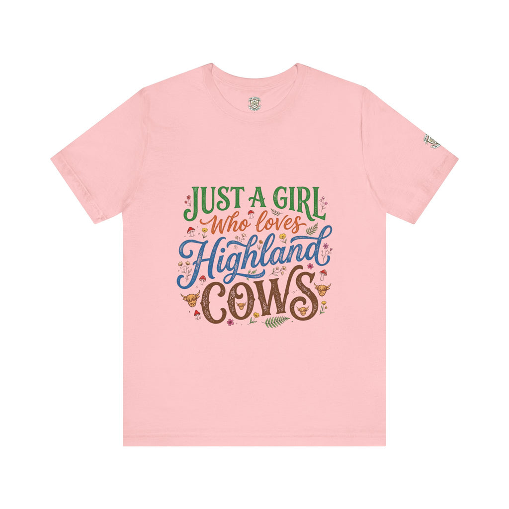 Just A Girl Who Loves Highland Cows T-Shirt