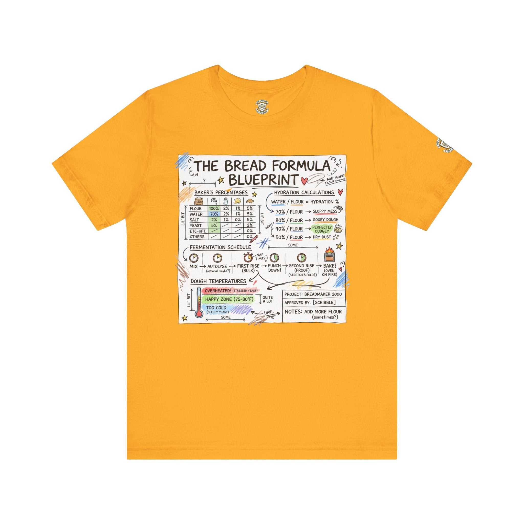 Bread Formula Blueprint T-Shirt