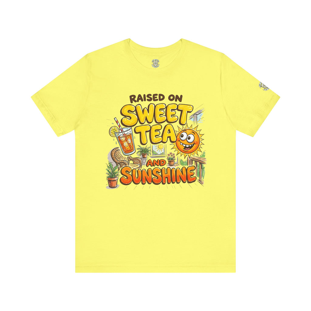 Raised on Sweet Tea and Sunshine T-Shirt — Southern Vibes Summer Tee