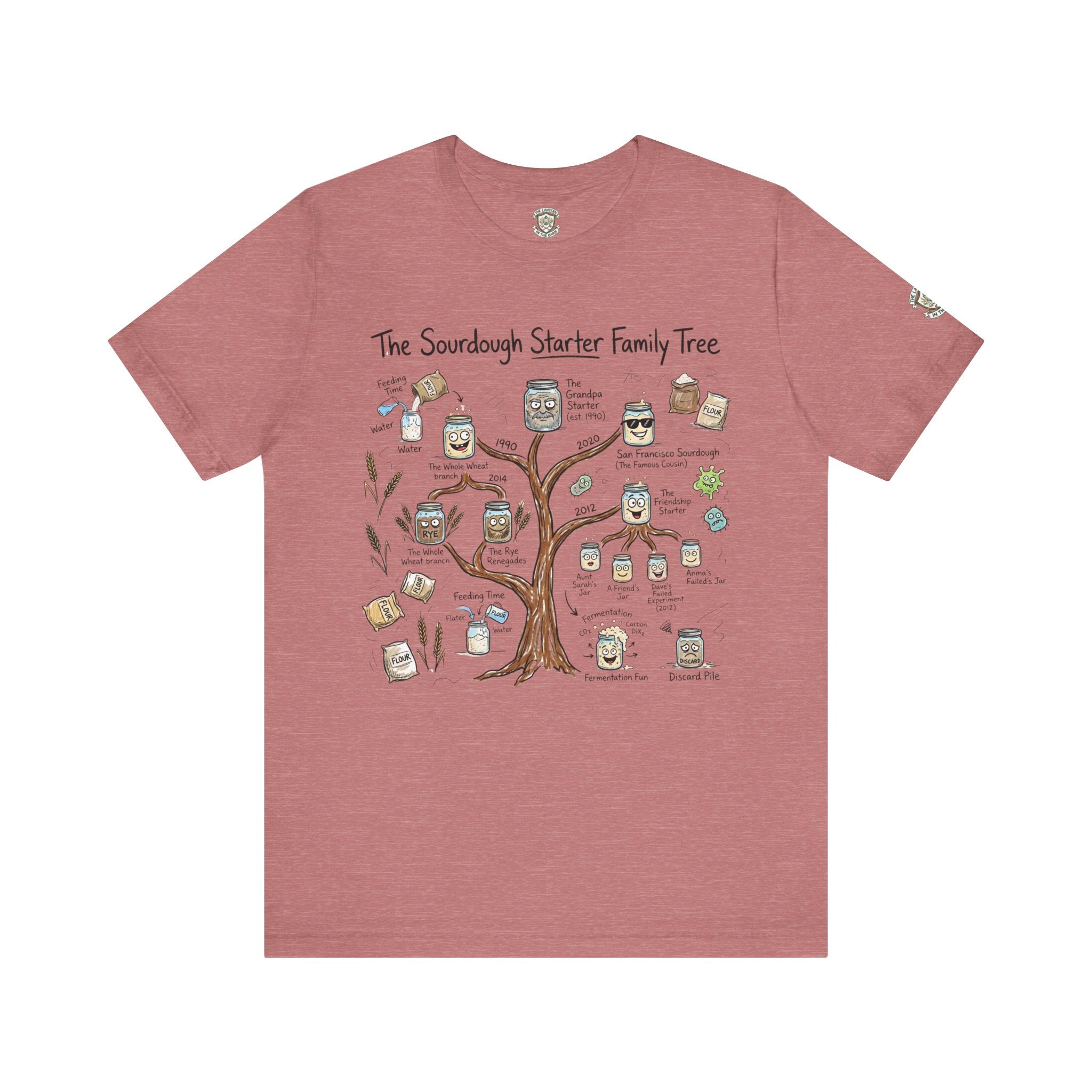 Sourdough Starter Family Tree T‑Shirt