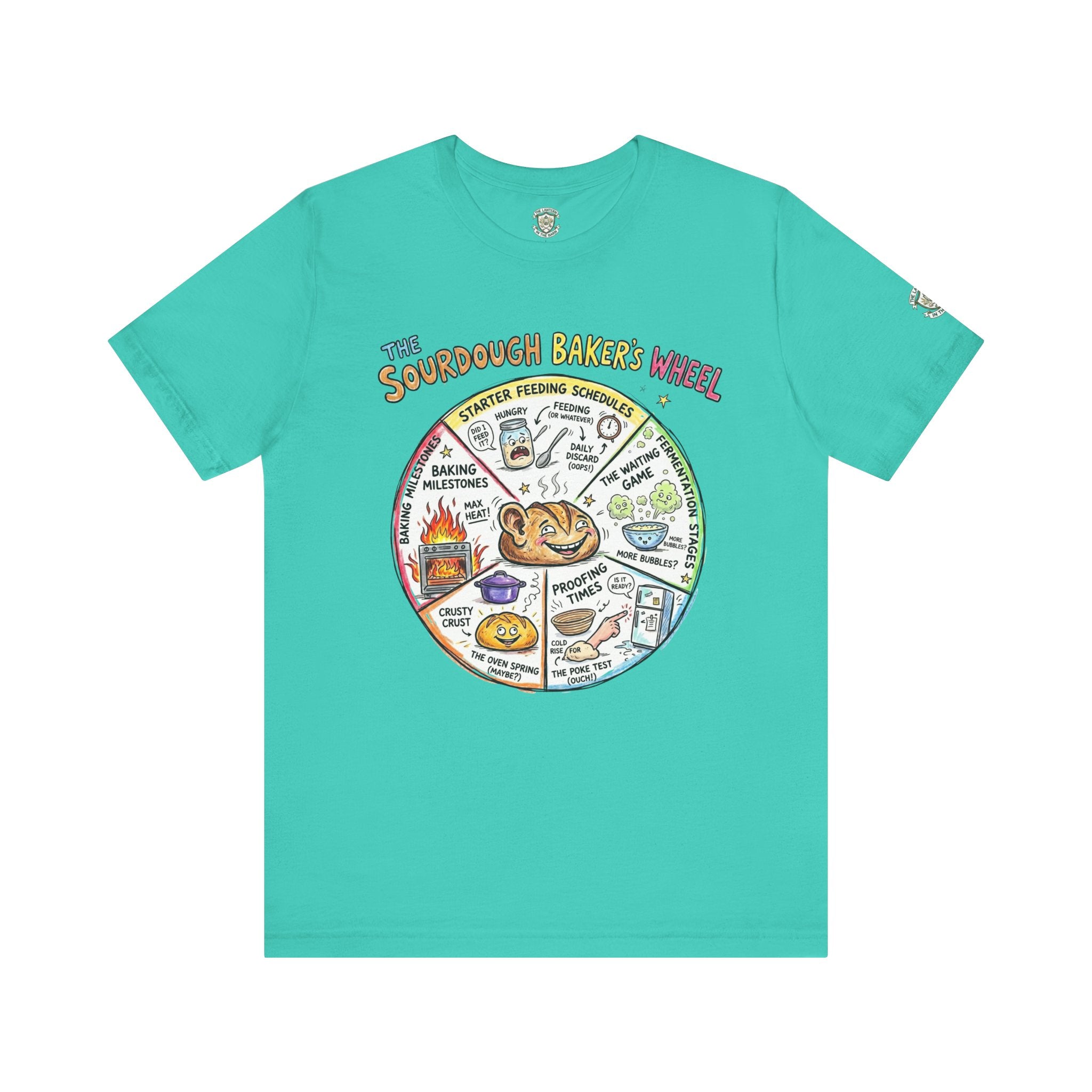 Sourdough Baker's Wheel T-Shirt