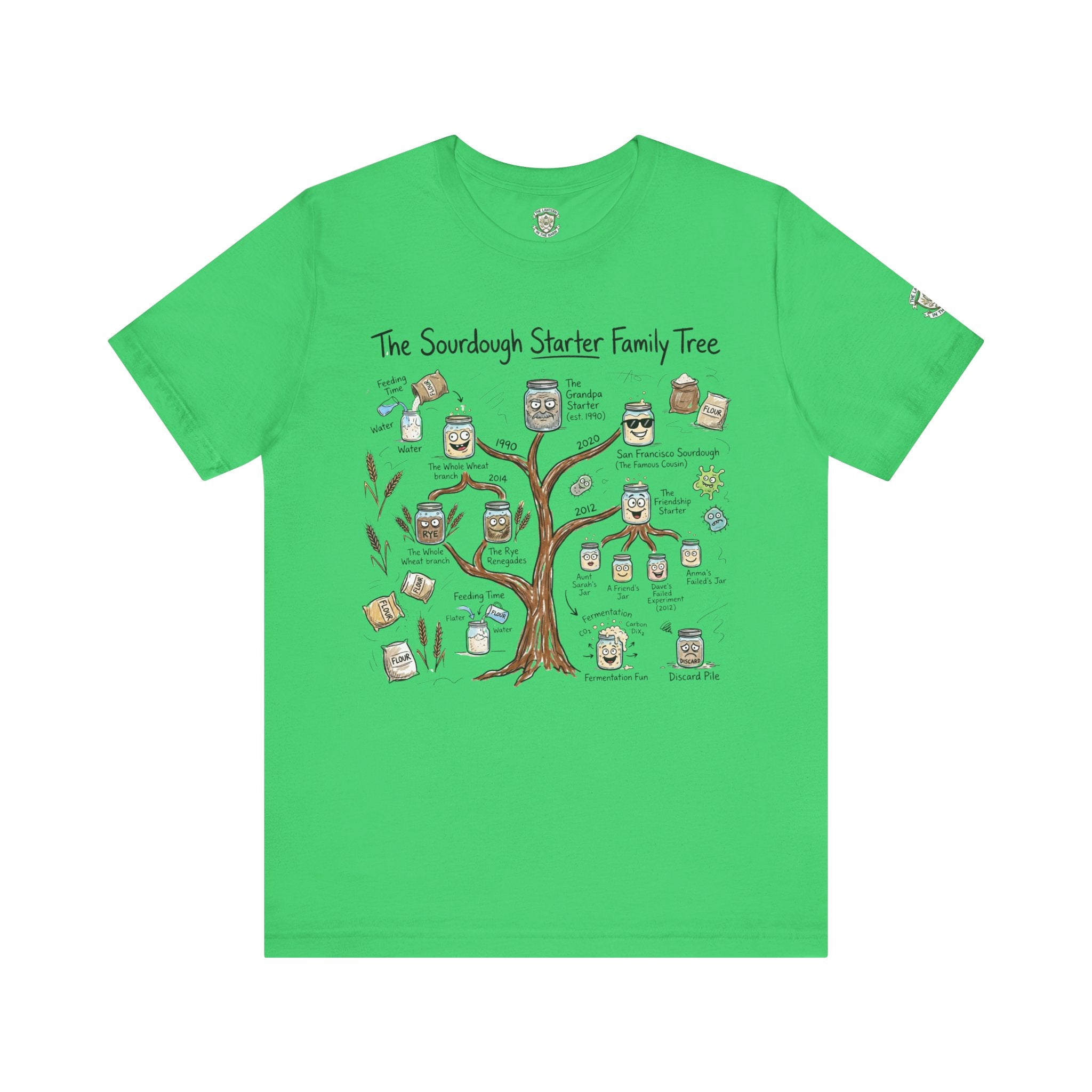 Sourdough Starter Family Tree T‑Shirt