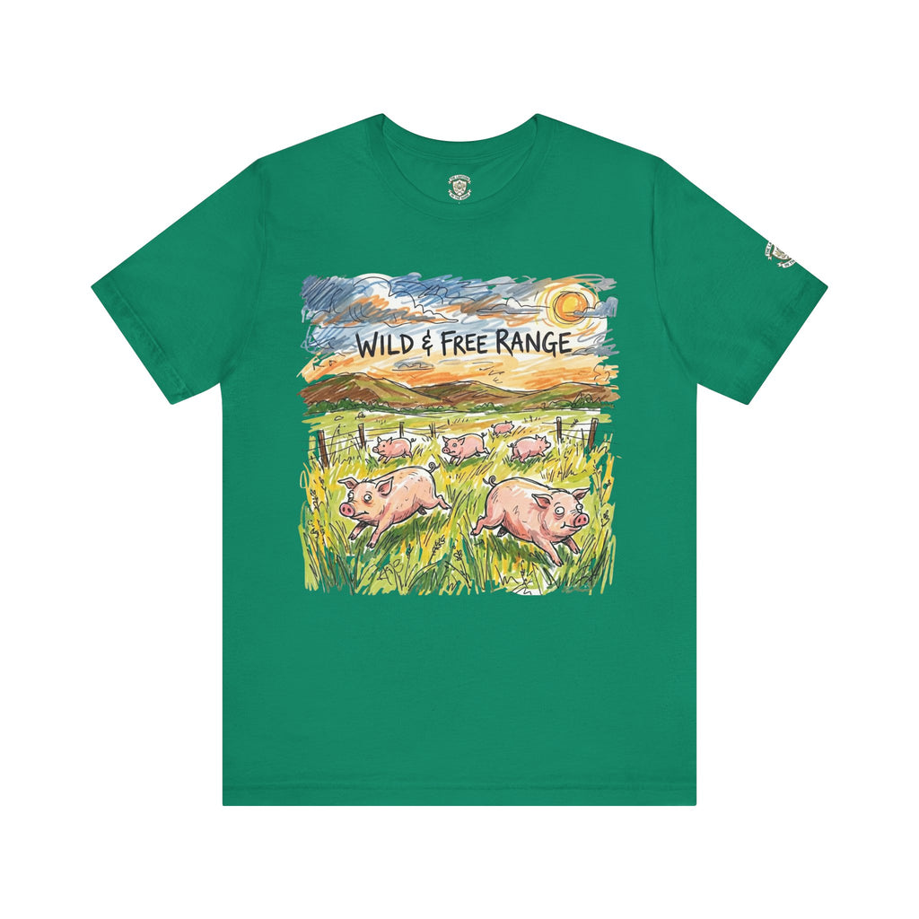 Wild & Free Range Pig T-Shirt