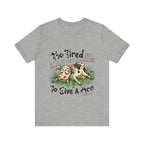 Camiseta "Demasiado Cansado Para Importarme"
