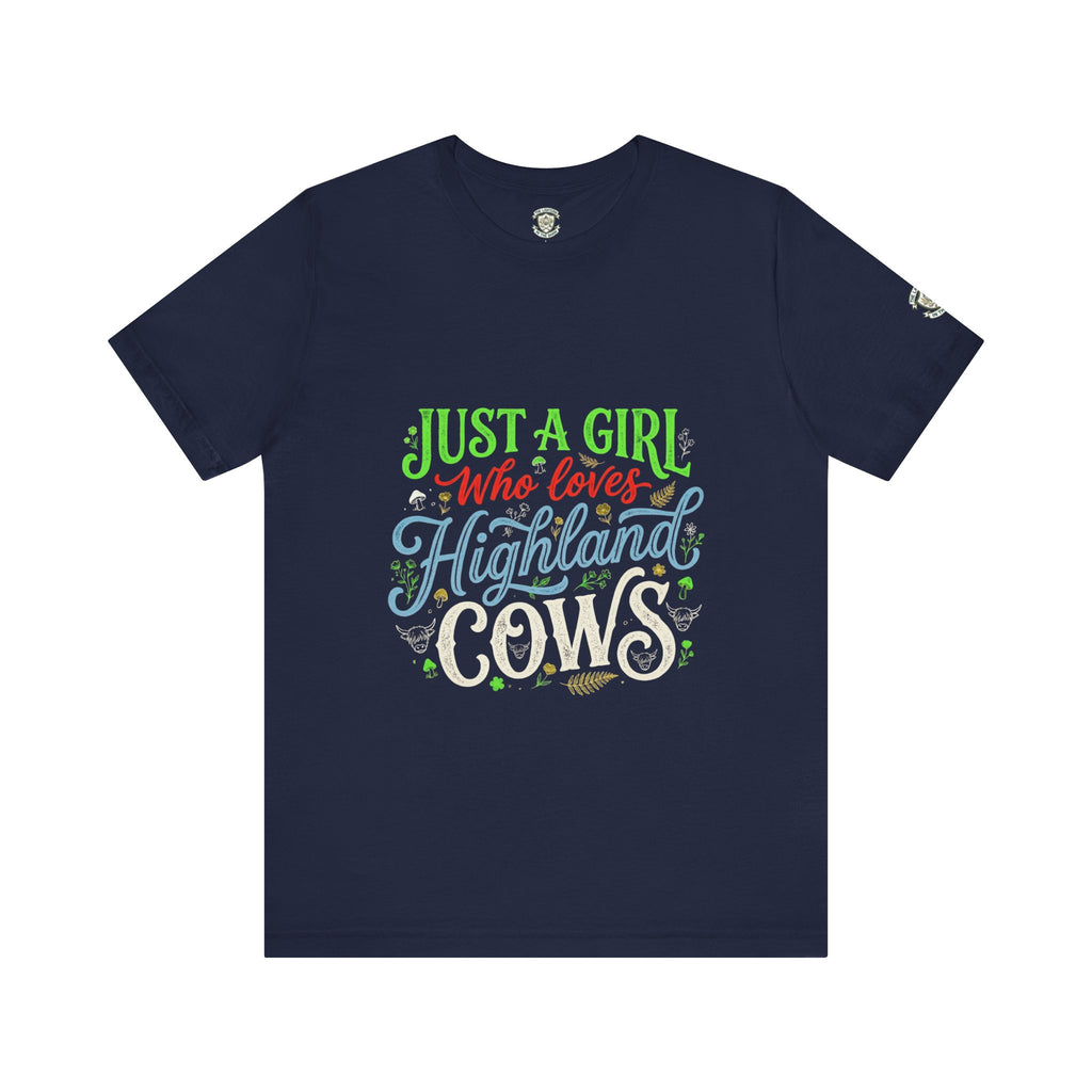 Just A Girl Who Loves Highland Cows T-Shirt