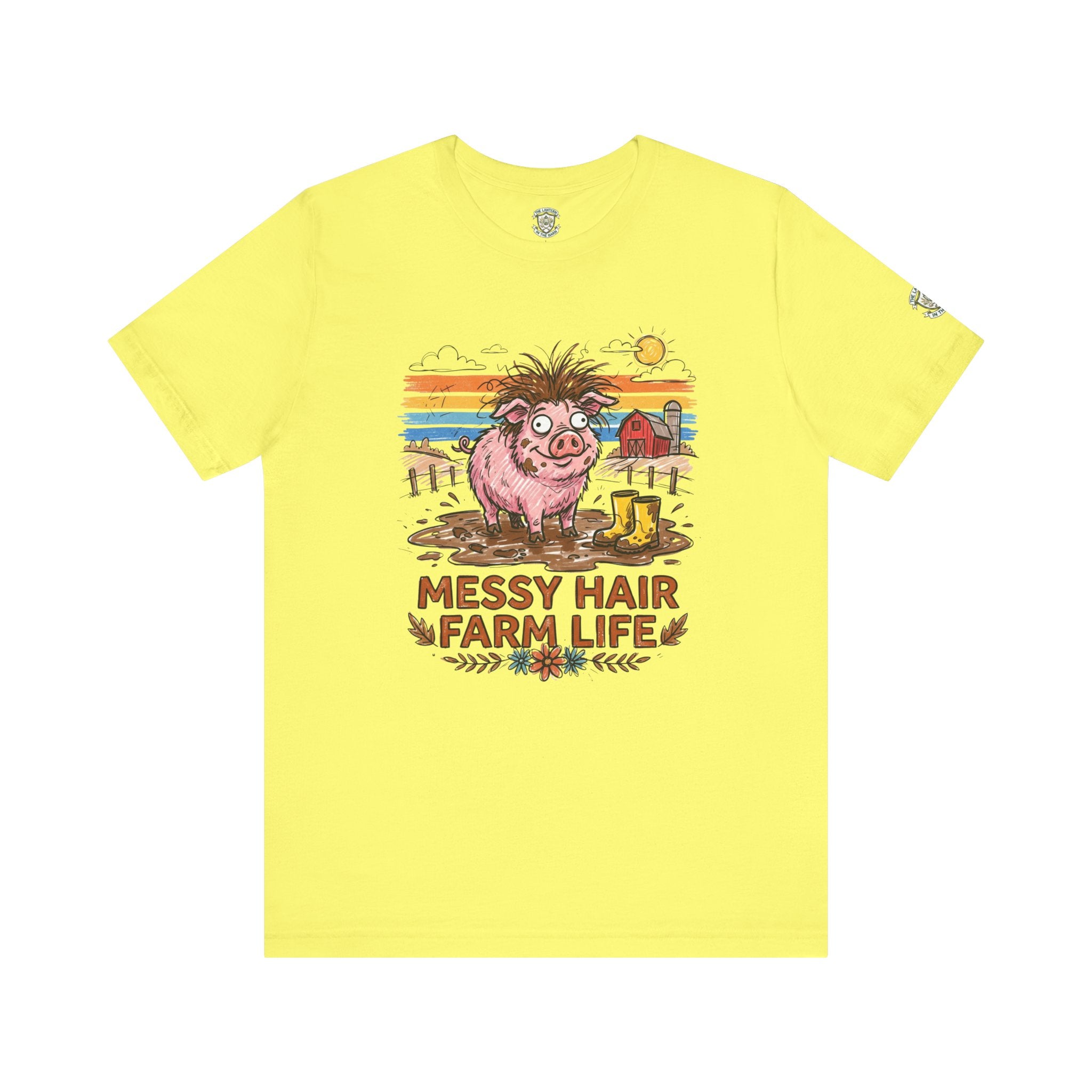 Messy Hair Farm Life T‑Shirt