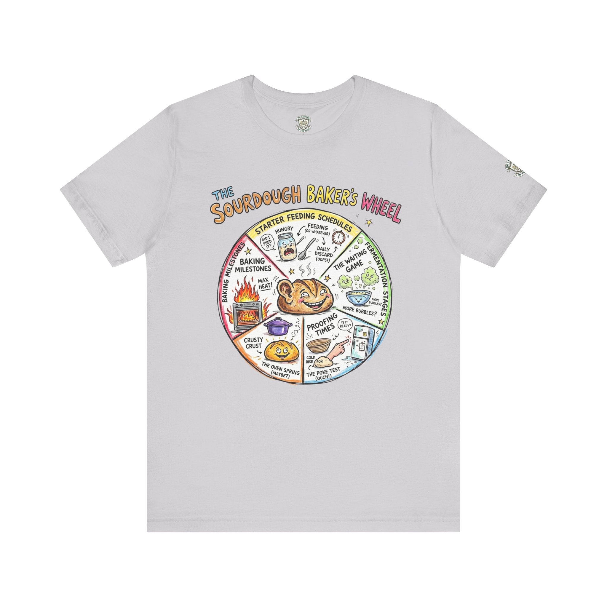 Sourdough Baker's Wheel T-Shirt