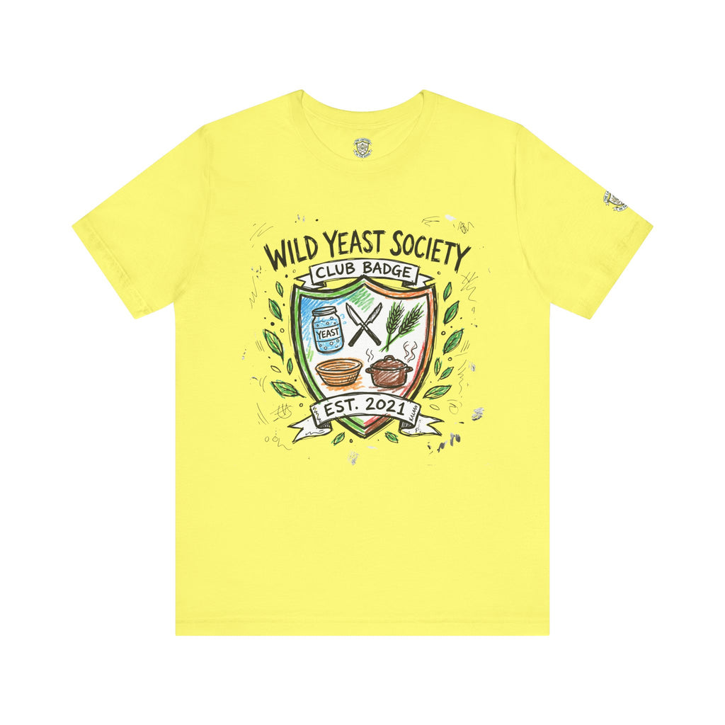 Wild Yeast Society Club Badge T-Shirt