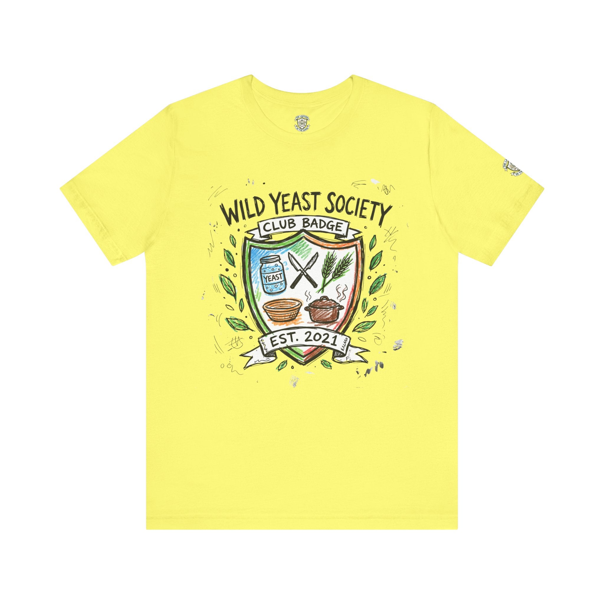 Wild Yeast Society Club Badge T-Shirt