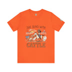 She Runs With Cattle T-Shirt