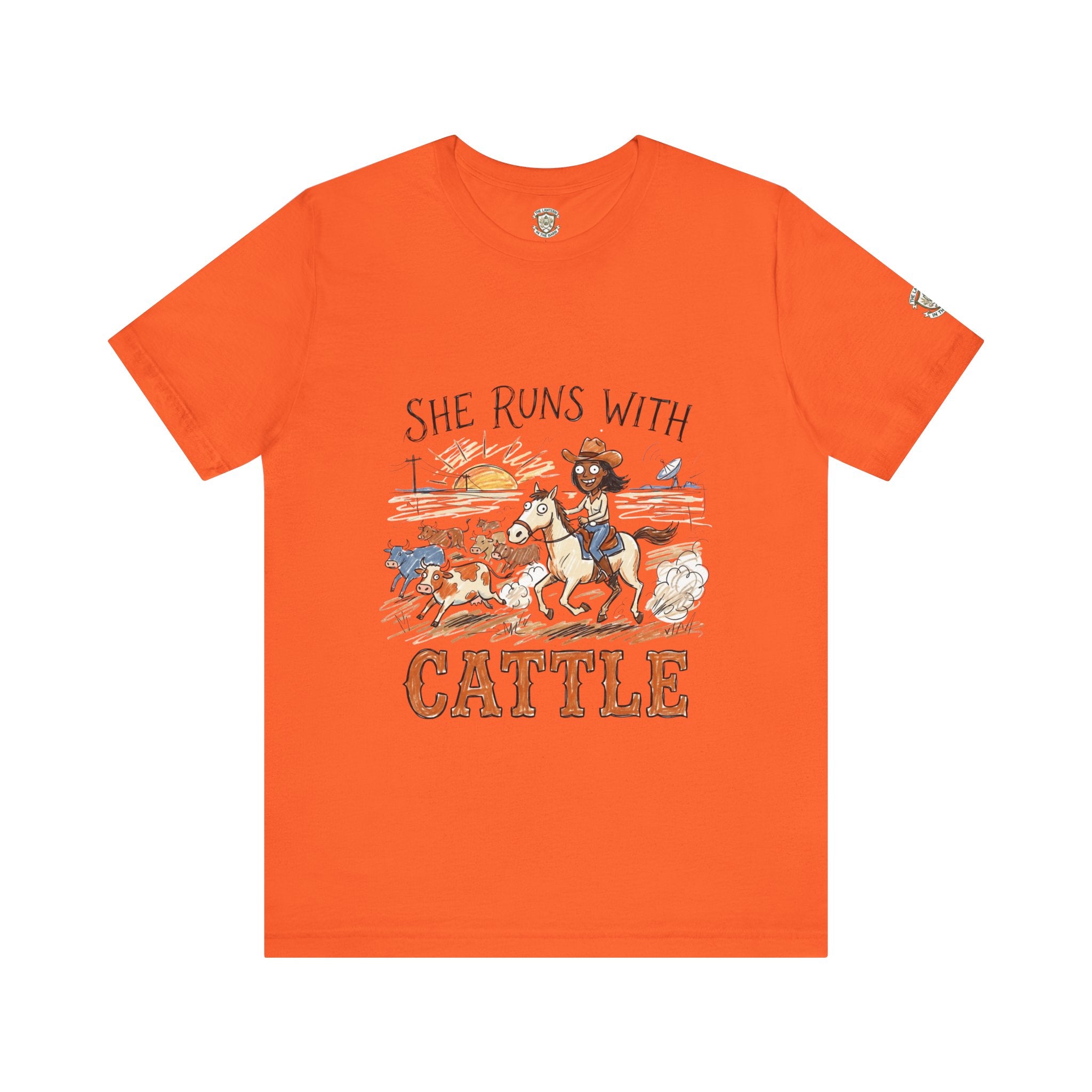 She Runs With Cattle T-Shirt