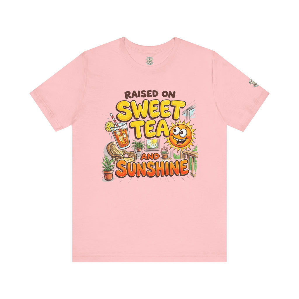 Raised on Sweet Tea and Sunshine T-Shirt — Southern Vibes Summer Tee