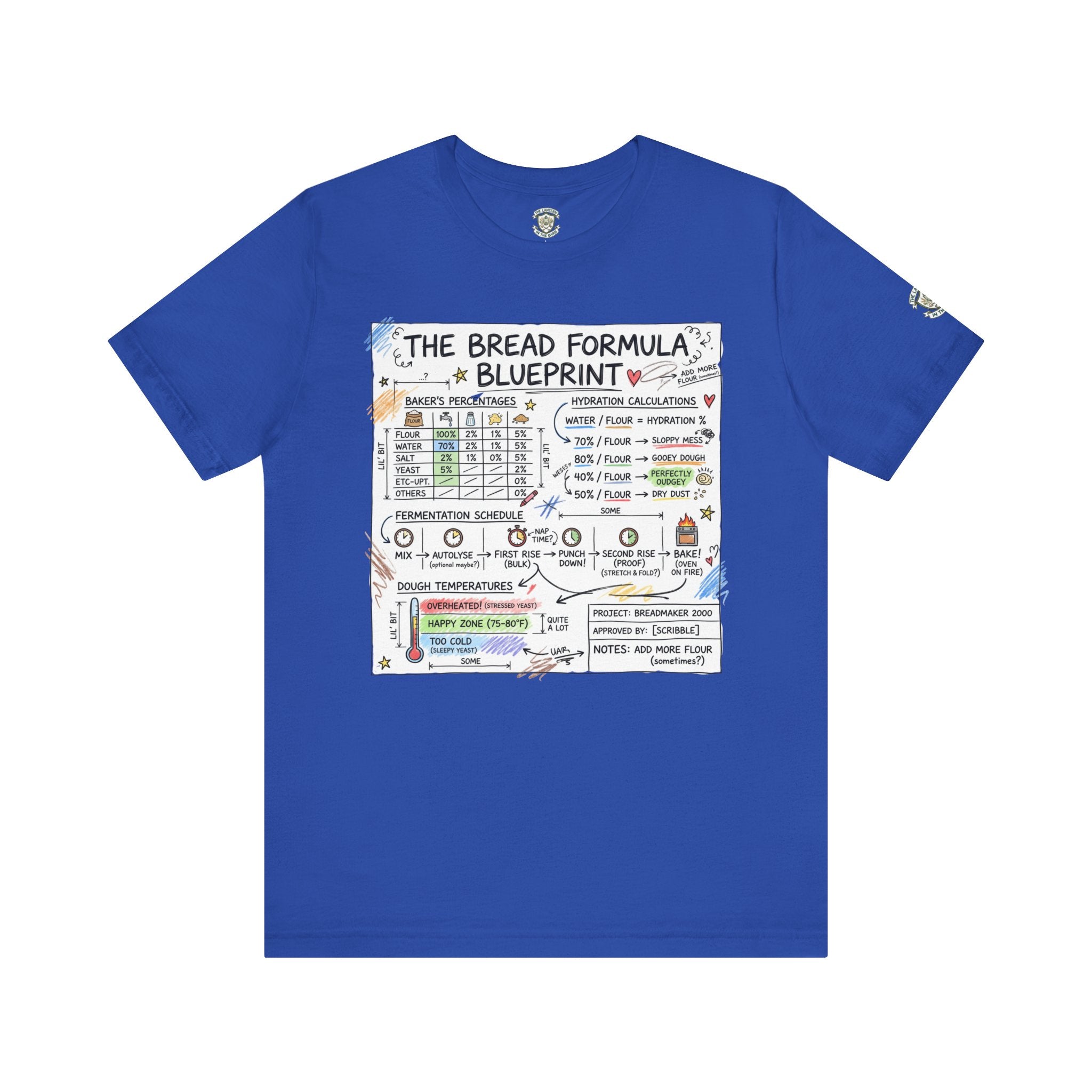 Bread Formula Blueprint T-Shirt