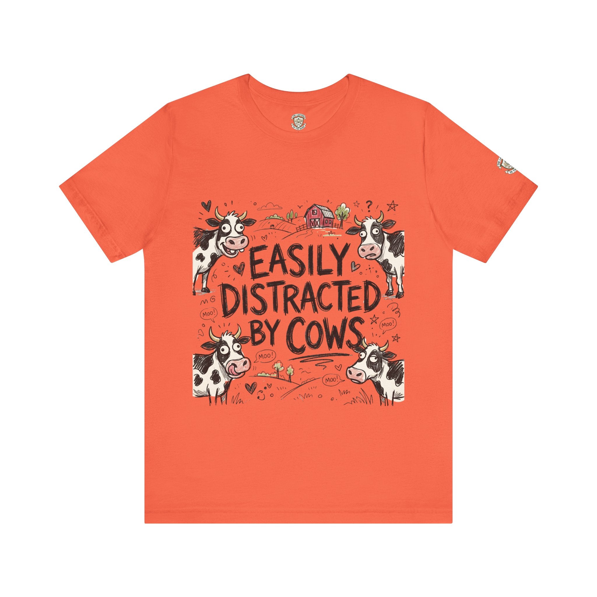 Easily Distracted by Cows T‑Shirt