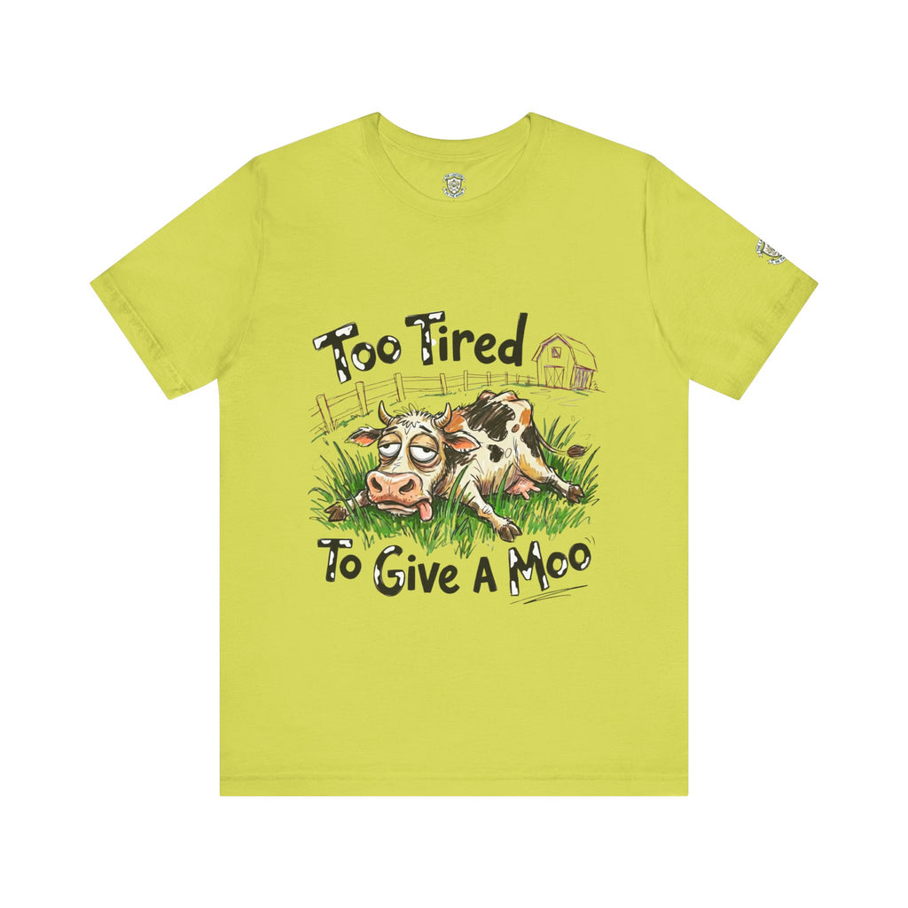 Camiseta "Demasiado Cansado Para Importarme"