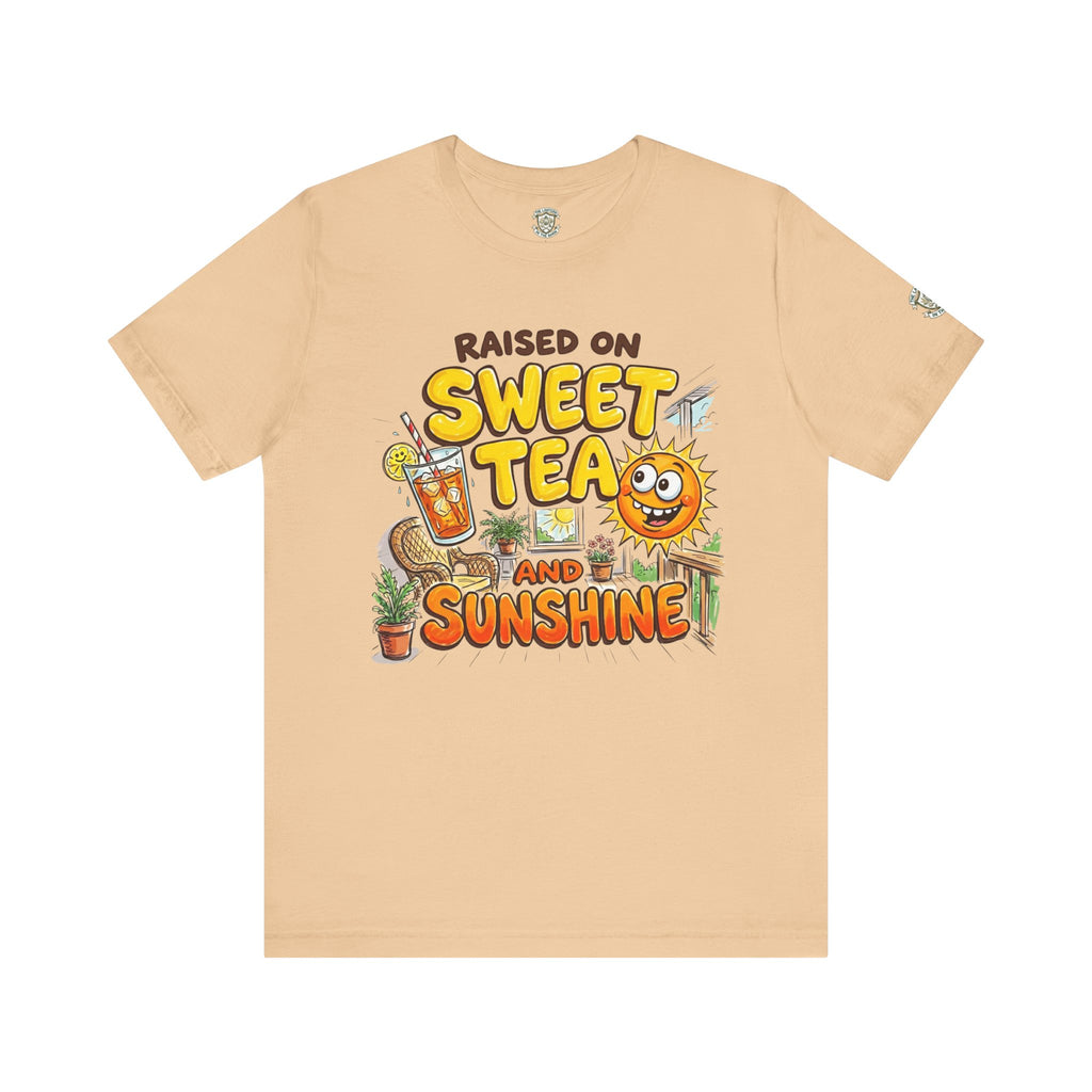 Raised on Sweet Tea and Sunshine T-Shirt — Southern Vibes Summer Tee