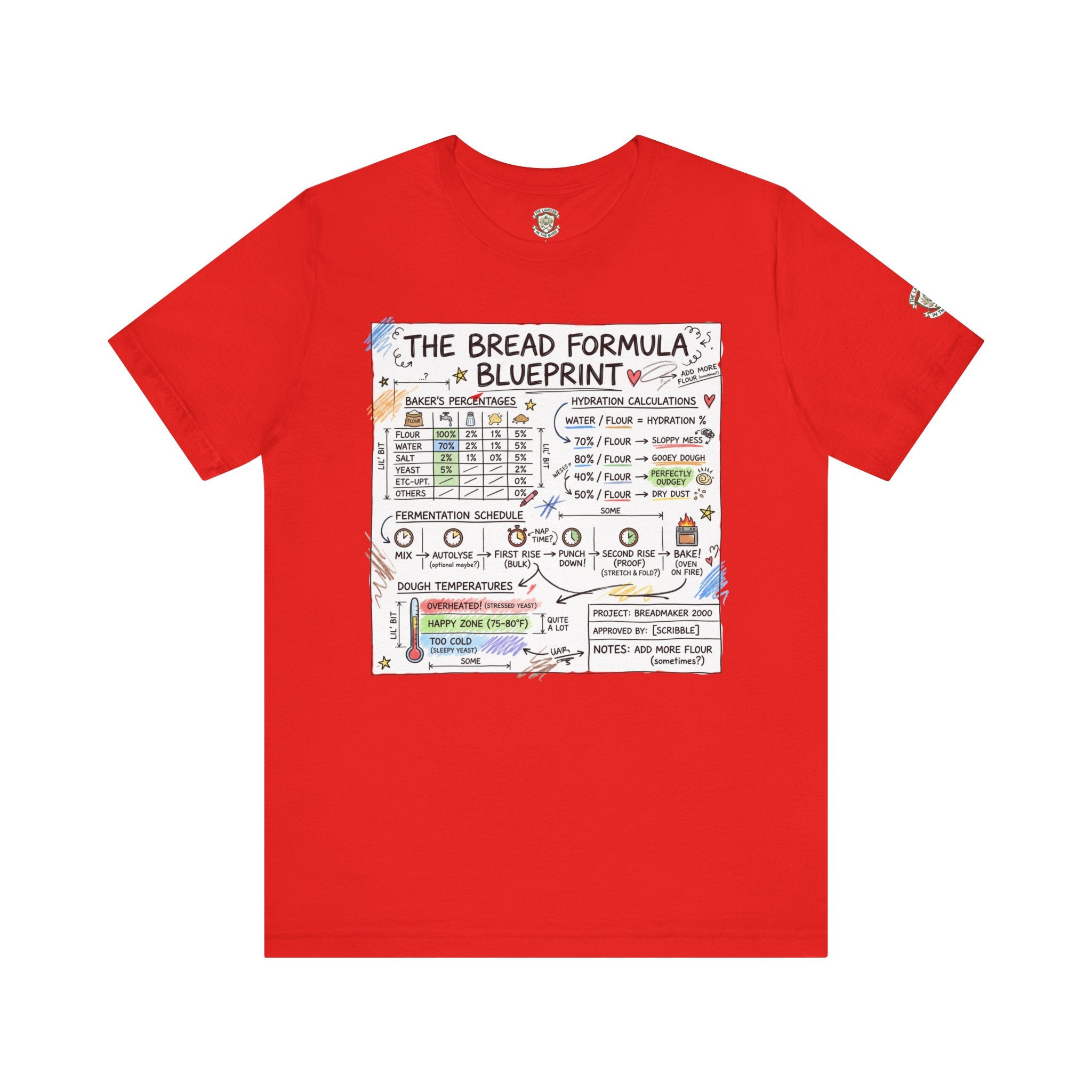 Bread Formula Blueprint T-Shirt