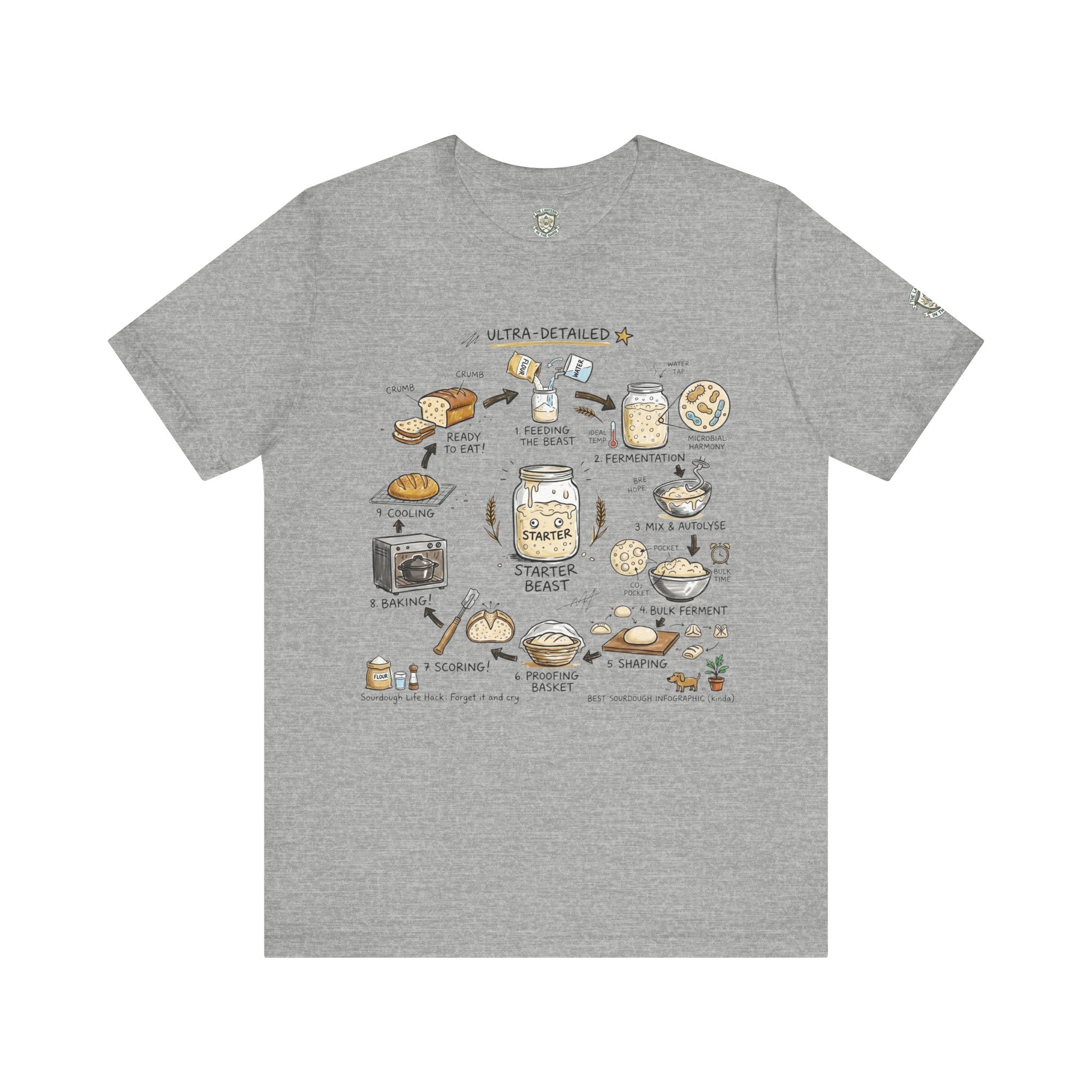 Sourdough Starter Guide T-Shirt