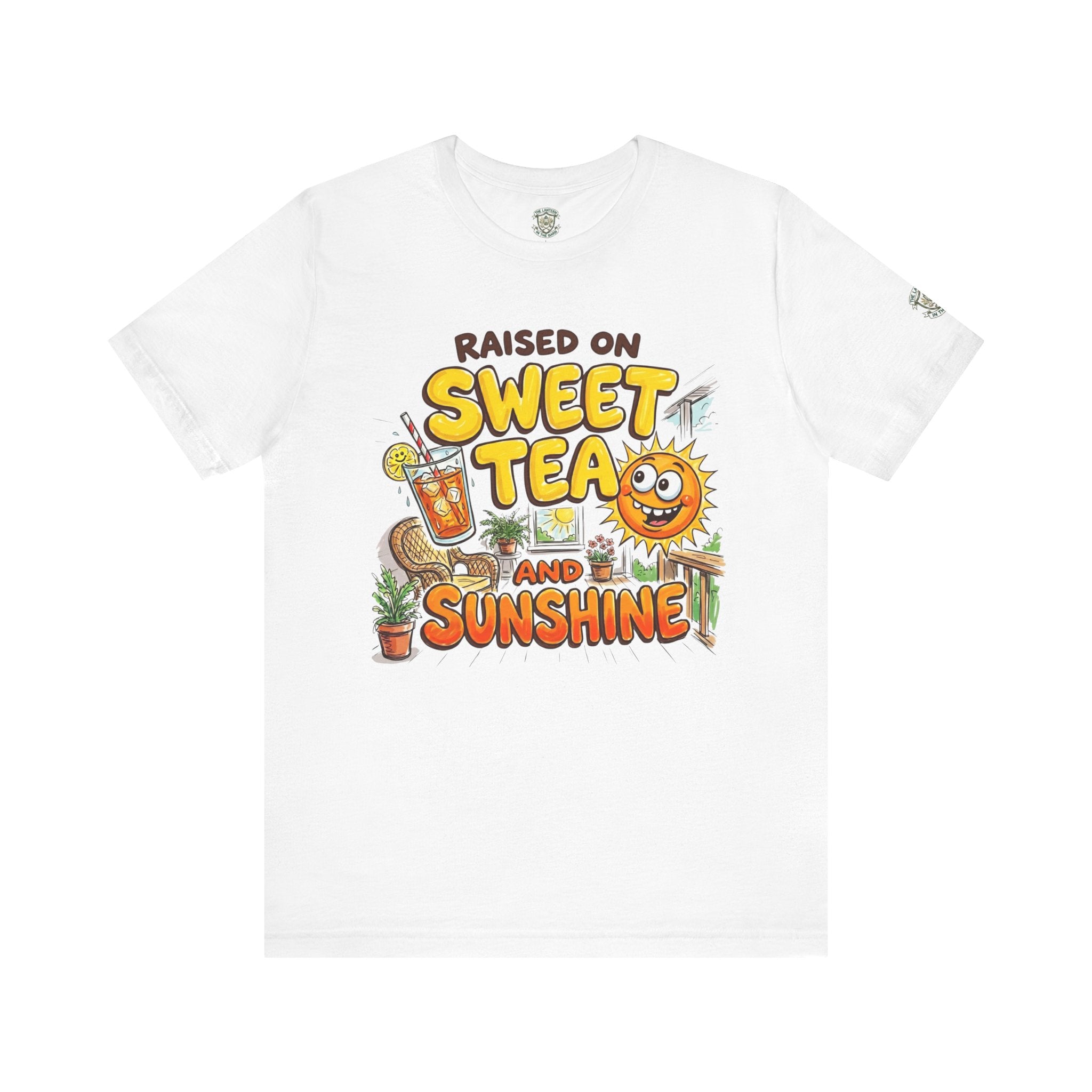 Raised on Sweet Tea and Sunshine T-Shirt — Southern Vibes Summer Tee