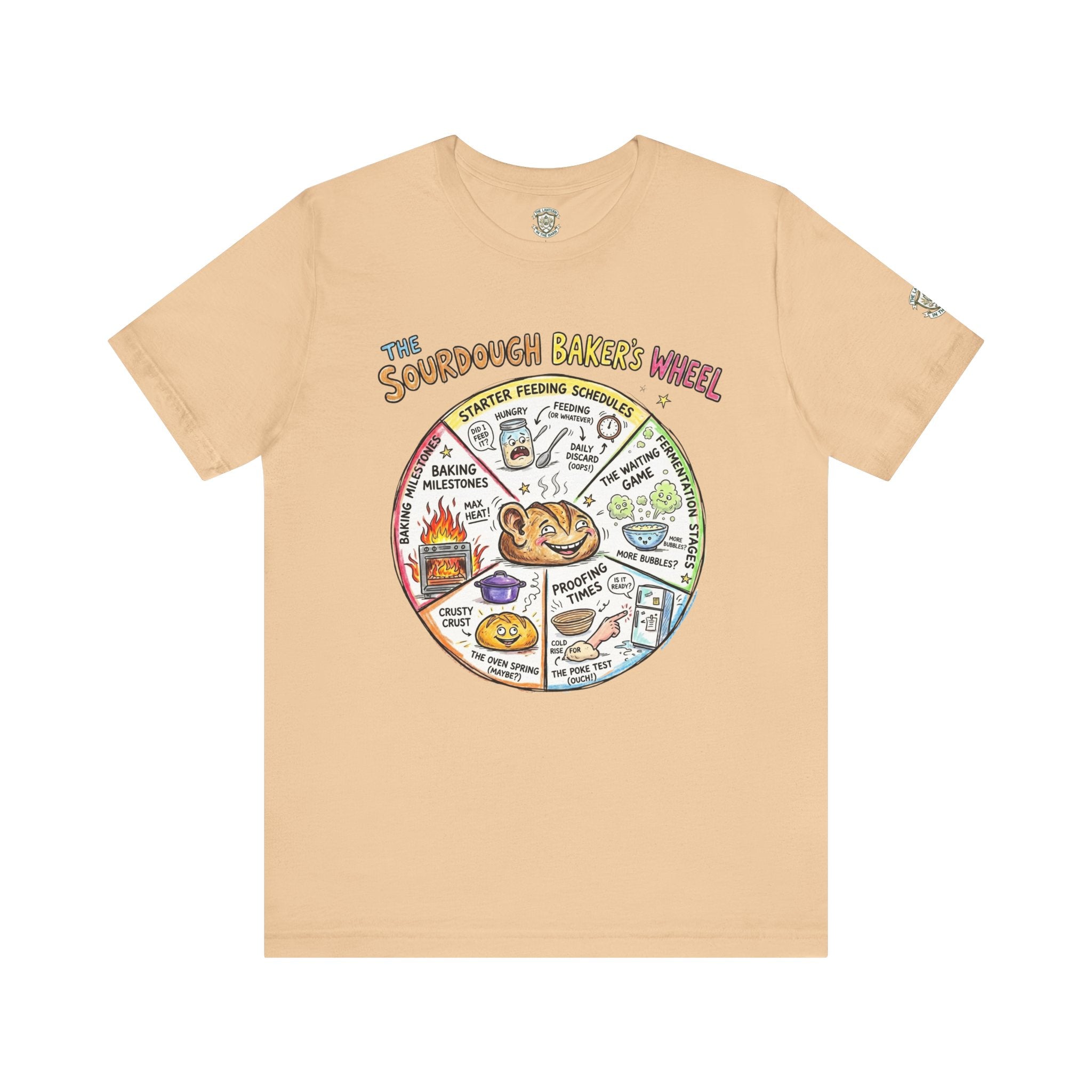 Sourdough Baker's Wheel T-Shirt